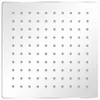 vidaXL Soffione a pioggia in acciaio inox 20x20 cm quadrato Anteprima dell’immagine prodotto 3