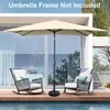 （Beige）Résistant à la pluie Parasol rectangulaire Voir les images du produit 4