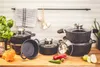 12-Tlg Marmor Töpfset Mit Glasdeckel Kochtopf-Set Produktbild-Vorschau 6