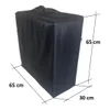 A black storage bag with dimension labels. Podgląd zdjęcia produktu