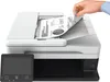 A hand is placing a document into the feeder of a Canon i-SENSYS MF463dw laser printer. Anteprima dell’immagine prodotto