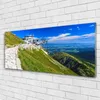 Glasbilder 125x50 Wandbild Druck auf Glas Gebirge Weg Produktbild-Vorschau 2