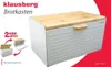 KLAUSBERG Boîte à pain KB-7427 en acier inoxydable blanc Voir les images du produit 7