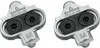 A pair of bicycle pedal cleats on a white background. Produktbild-Vorschau