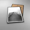 Gerahmtes Poster - Schwarzer Rahmen - Pier Perspektive Produktbild-Vorschau 3