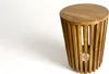 Teakholz Beistelltisch - Holzhocker Couchtisch -  Produktbild-Vorschau 1