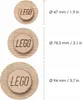 Lego Wooden Collection - Jeu de 3 crochets muraux en bois Voir les images du produit 16