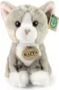 RAPPA Gatto di peluche grigio 18 cm ECO-FRIENDLY Anteprima dell’immagine prodotto 2