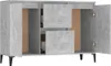 vidaXL Sideboard Betongrau 102x35x70 cm Holzwerkstoff Produktbild-Vorschau 4