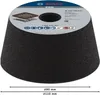 Bosch meule boisseau, conique métal/fonte 90 mm, 110 mm, 55 Voir les images du produit 3
