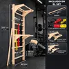 MAMOI Espaldera de pared con barra dominadas, Dip, bandas Vista previa de la imagen del producto 2