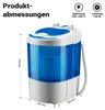 Praní Wiltec pro kempování do 3,0 kg, 150 W, mini pračka 33 Náhled obrázku produktu 3