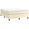 A studio shot of a boxspring bed frame with a mattress topper. Náhled obrázku produktu