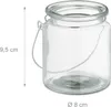 12er-Set Kerzenlaternen aus Glas mit Henkeln Produktbild-Vorschau 3