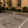 KADAX inklapbare parkeerbarrière, 74 x 46,5 cm, grijs-rood Productafbeelding-voorbeeld 6