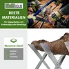 Holzsägebock klappbar 82x80x77 cm Stahl verzinkt 150 kg Produktbild-Vorschau 2