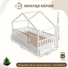 Cama infantil Crazy Pine con cajones, 90x200 cm: Cama para Vista previa de la imagen del producto 2
