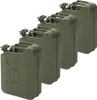 4x Stahlblech Kraftstoff Kanister Grün 20L Produktbild-Vorschau 1
