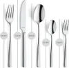 A size chart showing different cutlery items with their dimensions. Anteprima dell’immagine prodotto