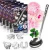 com-four® Zinngießen mit 20 schweren Figuren und 4 Löffel, Produktbild-Vorschau 1