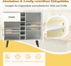 Szafka bufetowa COSTWAY, nowoczesna szafka na wino ze Podgląd zdjęcia produktu 5