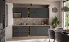 Hoher Eckschrank LUNARA 2 – 60 x 60 cm, Graphit/Eiche Produktbild-Vorschau 3