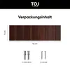 TOJ Living Wandgarderobe, hout, 44 cm – Houten garderobe Productafbeelding-voorbeeld 4