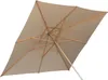 anndora Sonnenschirm - Natural - Sonnenschirm 4x4m eckig Produktbild-Vorschau 4