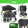 KESSER® Bollerwagen faltbar GT9000 Handwagen mit Dach | Produktbild-Vorschau 4