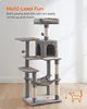 Artenat Albero per gatti Denny, 143 cm, grigio Anteprima dell’immagine prodotto 3