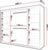 MIRJAN24 Kleiderschrank Riflo Ramiro 1 250, Produktbild-Vorschau 5