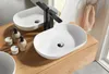 CERANO - Wastafel Lyra, gietmarmer, voor opbouw, wit, mat, Productafbeelding-voorbeeld 7