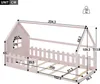 Flieks Kinderbett Hausbett 90x200cm mit Lattenrost, Produktbild-Vorschau 7