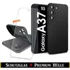 Für Samsung Galaxy A37 5G - Schwarz Silikon Schutz Hülle + Produktbild-Vorschau 1
