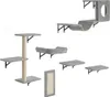 SucceBuy Wandregal-Set für Katzen, Katzenwand-Sitzstangen Produktbild-Vorschau 1