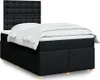 Boxspringbett mit Matratze Schwarz 120x200 cm Stoff Produktbild-Vorschau 2