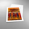 Poster - Poster ohne Rahmen - Afrika Stamm - 40x50 cm - Produktbild-Vorschau 3