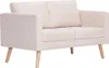 VidaXL 276851, Cremefarben, 3 Sitz(e), Polyester, 1680 mm, Produktbild-Vorschau 6