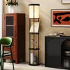 Fortuna Lai Stehlampe mit 3 Regalen, rundes Design, Produktbild-Vorschau 7