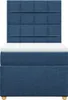 Boxspringbett mit Matratze Blau 80x200 cm Stoff Produktbild-Vorschau 4