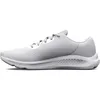 A side view of a white and gray running shoe against a white background. Produktbild-Vorschau