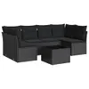 The Living Store 7-tlg. Garten-Sofagarnitur mit Kissen Produktbild-Vorschau 3