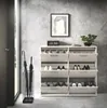 Schuhkipper SAM Modern, Weiss, 6 Fächer, mit Stangengriff, Produktbild-Vorschau 4