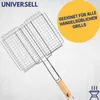 Best Sporting Grillkorb mit Holzgriff I 31 x 24 x 6 cm I Produktbild-Vorschau 3