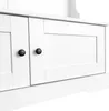 Armoire d'entrée blanche Sweiko avec espace de rangement Voir les images du produit 3