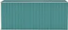 vidaXL Capannone verde 118x382x178 cm Acciaio zincato Anteprima dell’immagine prodotto 4