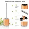 Wc-Bürste In Einer Rohre Mit Behälter Aus Bambus Bonja Produktbild-Vorschau 6