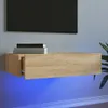 TV skříňka s LED světly dub Sonoma 60x35x15,5 cm Náhled obrázku produktu 2
