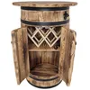 WEECO Armoire en bois de pin en forme de tonneau avec Voir les images du produit 3