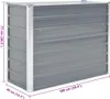 vidaXL Podwyższone łóżko ogrodowe Stal ocynkowana 100x40x77 Podgląd zdjęcia produktu 7
